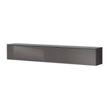 Tv stands & benches tv & media storage. Besta Burs Wall Shelf High Gloss Grey Ikeapedia