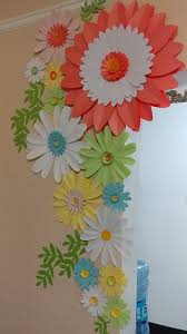 Spring Daisy Paper Flower Set For House Decor Decoracao Flores De Papel Como Decorar A Sala De Aula Trabalhos Manuais