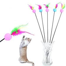 Bestim Incuk 1 Piece Feather Teaser Interactive Stick Toy For Cat And Kitten Cat Toy Interactive Cat Wand Amazon Co Uk Pet Supplies Kedi