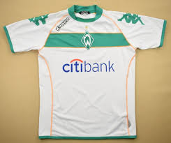 Werder bremen 2007/2008 third football shirt jersey kappa size l adult. 2008 09 Werder Bremen Shirt L Football Soccer European Clubs German Clubs Other German Clubs Classic Shirts Com