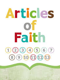 Update 3x4 Articles Of Faith Cards 13 Articles Of Faith