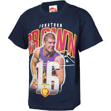 Brisbane Lions Kids Player T Shirt Jonathan Brown Shopafl T Shirt Shirts Lions