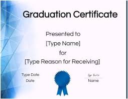 Free printable baptism certificates description. Free Graduation Certificate Template Customize Online Print
