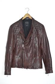 Awesome Allsaints Mens Rare Oxblood Callerton Leather Biker Jacket Large Moto Ebay Link All Saints Leather Jacket Clothes Jackets