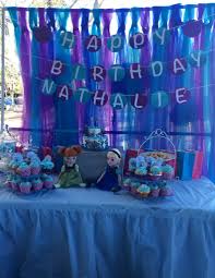 Frozen Birthday Party At The Park Frozen Birthday Party Decorations Frozen Birthday Party Birthday Party At Park