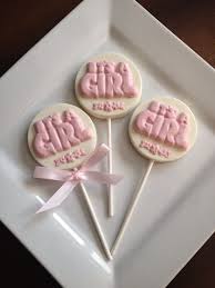 It S A Girl White Chocolate Lollipops Pink Baby Shower Candy Favors Www Rosebudchocolates Baby Shower Chocolate Candy Party Favors Pink Baby Shower Candy