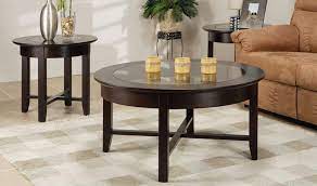 Average rating:4.3out of5stars, based on26reviews26ratings. Demilune Round Coffee Table W Glass Top Set 3 Pcs Berkshire Furniture