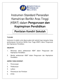 Kejayaan yang ditelusuri sejak awal penubuhan upm merupakan rentetan sejarah kecemerlangan universiti dari era kolej pertanian malaya, sekolah pertanian malaya, universiti pertanian malaysia dan kini universiti putra malaysia. 01 Instrumen Penarafan Kbat Kepimpinan