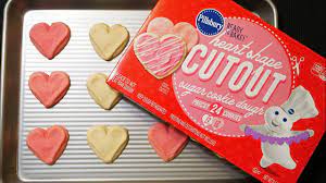 Delicious new product from pillsbury. Pillsbury Heart Shape Sugar Cookies Youtube