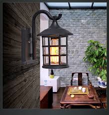 Vintage Rustic Iron Waterproof Wall Lamp Kerosene Lantern Light Rusty Matte Corridor For Doorway Gate Hallway Outdoor Lighting Wall Lamp Waterproof Wall Lamplight Corridor Aliexpress