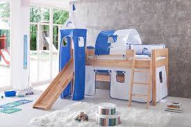 Hochbetten starten bereits ab einer höhe von 113 cm. Kinder Stockbett Buche Massiv 90x200 Halbhochbett Kinderspielbett Rutsche Rollrost 60 24 09 Etagenbetten Betten Mobel Erst Holz