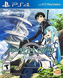 Amazon Com Sword Art Online Lost Song Playstation 4 Bandai Namco Games Amer Video Games Sword Art Online Sword Art Online Art