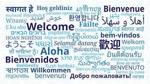 FREE Printable Multilingual Welcome Poster