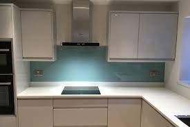 Straight kitchen example prices for a straight kitchen layout include the following 13 kitchen units and accessories* 1 x 600mm 3 drawer base unit, 1 x 600mm built under oven housing, 1 x 600mm highline base unit, 1 x 1000mm highline sink base unit, 1 x 600mm tall 70/30 fridge freezer housing (medium), 1 x 500mm single wall unit (medium), 1 x 500mm single wall unit (medium), 1 x 1000mm double. Sea Blue Glass Splashbacks Pro Glass 4