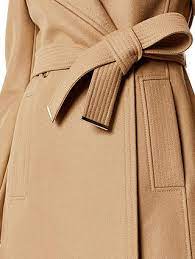 Karen millen women's satin clean trench coat ab3 stone size us:10 uk:14top rated seller. Karen Millen Belted Trench Coat Camel At John Lewis Partners
