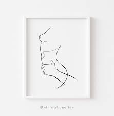 Erotische lijn art reverse cowgirl pose schets een lijn sex - Etsy België