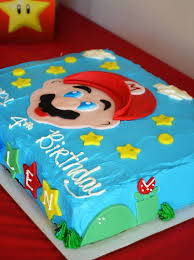 Inspiration and ideas to help you throw a super mario brothers birthday party. Super Mario Birthday Cake Brithday Cake Idea
