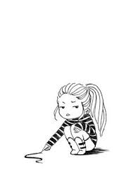 Saatchi Online Artist Indrė Bankauskaitė Drawing Bored Girl Art Art Cartoon Drawings Drawings