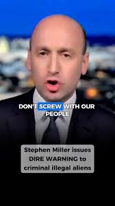 WATCH: Stephen Miller issues dire warning to criminal illegal aliens.