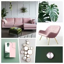 Pink Green Gold Plants Interiordesign Interior Pink Green Bedrooms Pink Living Room Green Girls Rooms