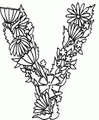 Colour in the initials of your children, family and friends' names and frame them as a gift! V Coloring Page Coloring Home