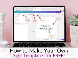 Print free signs at printfree.com,for sale,for rent,yard sale,beware of dog. How To Make Printable Sign Templates For Diy Signs