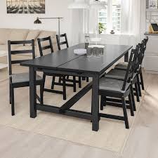 Nordviken Extendable Table Black 82 5 8 113 3 4x41 3 8 Ikea Wood Dining Table Dining Table Table