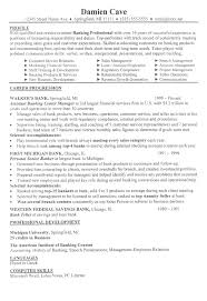 banking sample resume  sample resumes