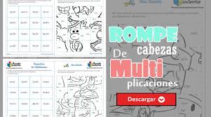 1991 pregunta 2 correcta puntúa. Rompecabezas De Multiplicaciones Para Imprimir Ayuda Docente
