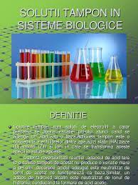 Se poate spune deci că prezintă efect de tampon. Solutii Tampon In Sisteme Biologice