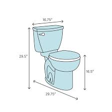 Each of these toilet types have their advantages and. American Standard Champion 1 6 Gpf Elongated One Piece Toilet Seat Not Included Reviews Wayfair
