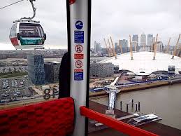 The cable car is designed to cut journey times between the 02 arena and the excel exhibition transport for london and wilkinson eyre have submitted plans for a cable car spanning the river. Emirates Air Line Cable Car Wikiwand