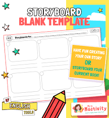 And what's better than using a printable storyboard template to. Story Writing