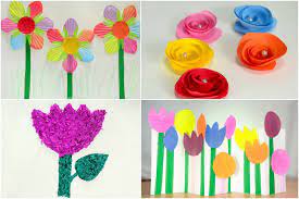 You need to tweak the flower shape for these. How To Make Paper Flowers For Kids