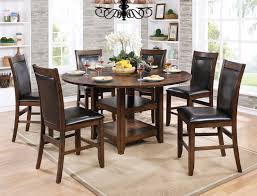 One side of the table has three storage compartments with adjustable shelving. Loon Peak Herbert Counter Height Drop Leaf Dining Table Wayfair
