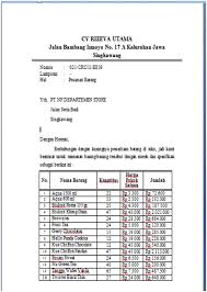 Surat niaga pengiriman barang dibutuhkan sebagai surat jalan pengiriman barang. Contoh Surat Pesanan Mchll Hw