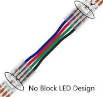 4 Pin RGB SMD LED Strip Connector For 10mm Rope Lights