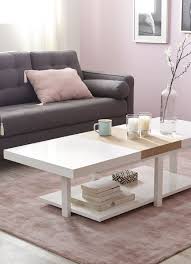 Brunch Table Basse Blanche Laquee Avec Allonge Decoration Deco Maison Alinea Decoration Table Basse Table Basse Table Basse Blanche