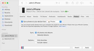 You cannot transfer back to your computer any photo you sync to your ios device from your pc using itunes. Sync Your Photos Manually Using The Finder Apple Support