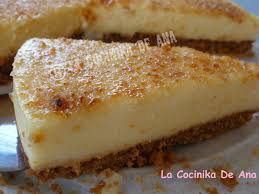 Tarta De Crema Catalana A La Naranja Receta Tartas Recetas Dulces Postres Dulces