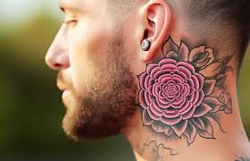 50+ Amazing Rose Neck Tattoo Designs With Their Meanings