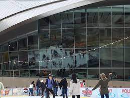 Due to the anticipated ice and snow accumulations during the course of the day, the activities that were scheduled for today leading up to the induction ceremony such as hall of famer autograph sessions and the red carpet event will be. Holiday On Ice At Nascar Hall Of Fame Plaza Open Through January 5 Charlotte On The Cheap
