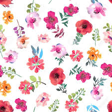 Some are square like the usual digital paper backgrounds. Watercolor Floral Seamless Pattern For Wallpaper Prints Design Flower Background Spring Textile Texture Ornament Illustration Lizenzfreie Fotos Bilder Und Stock Fotografie Image 121195960