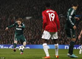 Manchester United V Real Madrid Luka Modric Proves His Worth To Jose Mourinho With Stunning Goal Daily Mail Online