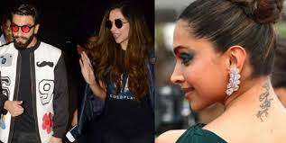 See more ideas about deepika padukone, deepika padukone style, dipika padukone. Ahead Of Her Wedding Deepika Padukone Modifies The Rk Tattoo On Her Neck Celebrity Cosmopolitan India