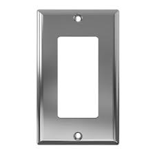 The icc stainless steel wall plate is a sleek, durable way to distribute voice, data and communications. Stainless Steel Wall Plates At Lowes Com