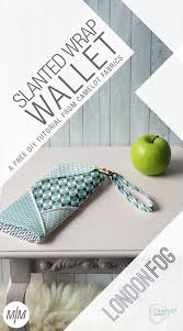Use a nice sharp awl and punch it down through the inside holes. 9 Cute Diy Fabric Wallets And Card Holders Shelterness