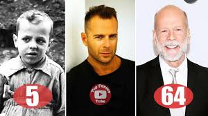 Bruce willis, american actor best known for his performances in blockbuster films, notably the die hard series, pulp fiction, and sin city. Bruce Willis Transformation From 5 To 64 Years Old Youtube
