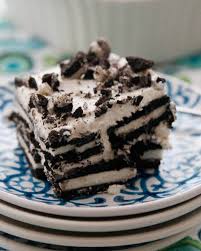 Mix well and pour over cookies in pan. Oreo Icebox Cake Chocolate Chocolate And More