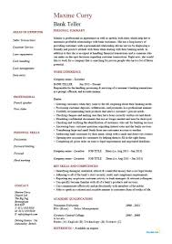 Bank Teller Resume Example Cv Template Entry Level Banking Cashier You Can Get The Ful Job Resume Examples Teacher Resume Examples Project Manager Resume